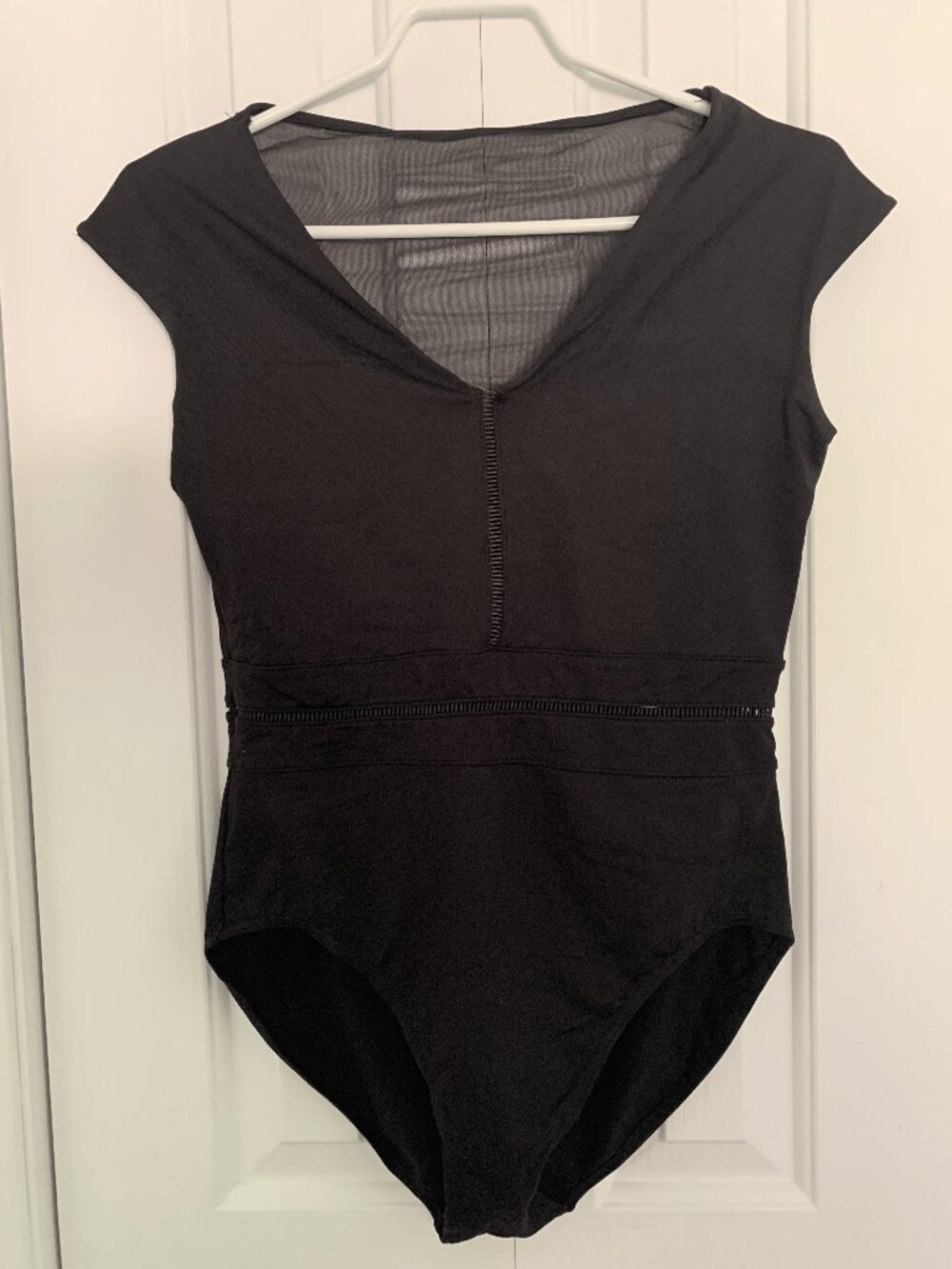 Bloch Black Cap Sleeve Leotard